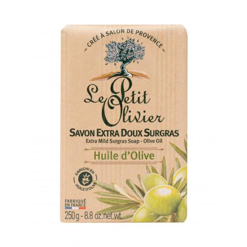 Le Petit Olivier Olive Oil Extra Mild Surgras Soap 250 g přírodní tuhé mýdlo na ruce pro ženy