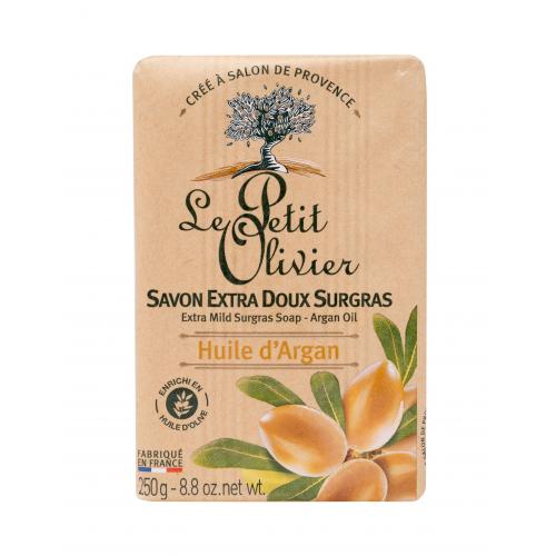 Le Petit Olivier Argan Oil Extra Mild Surgras Soap 250 g přírodní tuhé mýdlo na ruce pro ženy