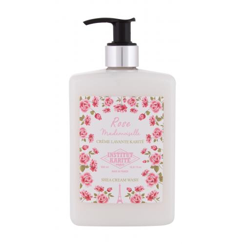 Institut Karité Shea Cream Wash Rose Mademoiselle 500 ml čisticí a osvěžující sprchový krém pro ženy