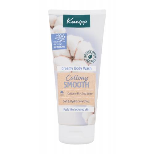 Kneipp Cottony Smooth 200 ml hydratační a zvláčňující sprchový gel pro ženy
