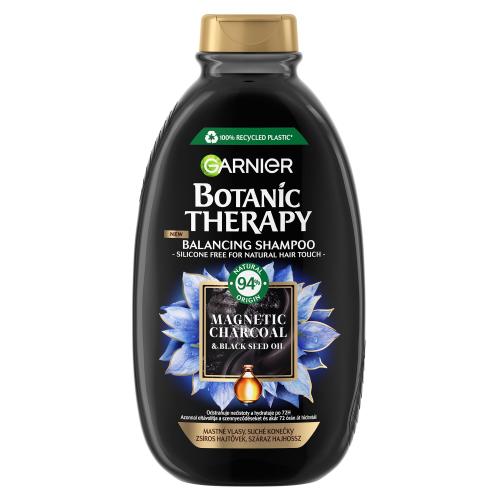 Garnier Botanic Therapy Magnetic Charcoal & Black Seed Oil 250 ml vyrovnávací šampon pro mastné vlasy se suchými konečky pro ženy