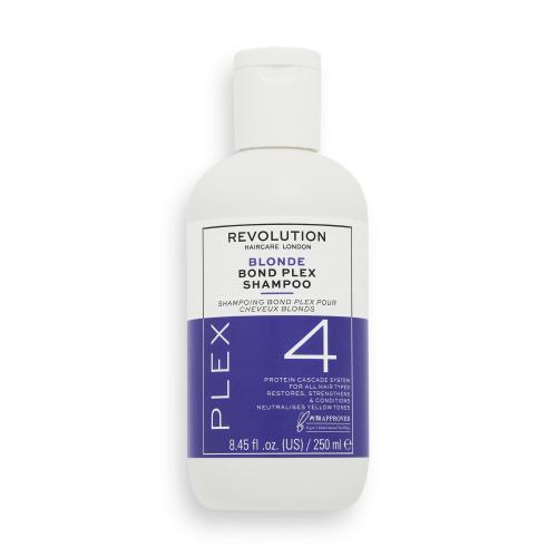 Revolution Haircare London Plex 4 Blonde Bond Plex Shampoo 250 ml hydratační a obnovující šampon pro ženy
