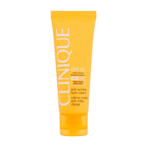 Clinique Sun Care Anti-Wrinkle Face Cream SPF30 50 ml opalovací krém na obličej proti stárnutí pleti pro ženy