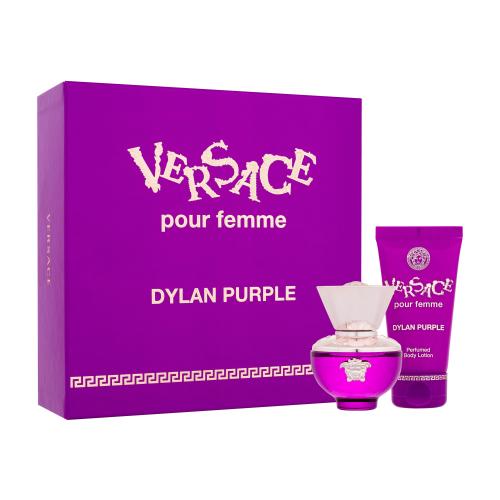 Versace Pour Femme Dylan Purple dárková kazeta pro ženy parfémovaná voda 30 ml+ tělové mléko 50 ml