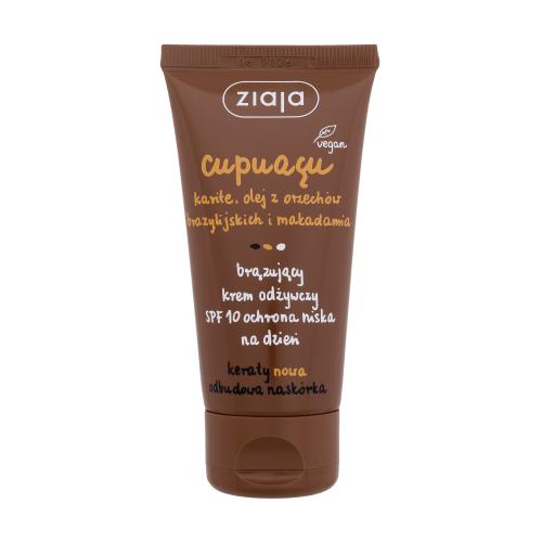 Ziaja Cupuacu Bronzing Nourishing Cream SPF10 50 ml vyživující samoopalovací krém na obličej pro ženy