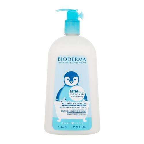 BIODERMA ABCDerm Cold-Cream Nourishing Cleansing Cream 1000 ml vyživující čisticí krém pro děti
