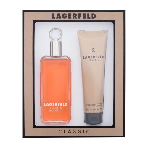 Karl Lagerfeld Classic dárková kazeta pro muže toaletní voda 150 ml + sprchový gel 150 ml