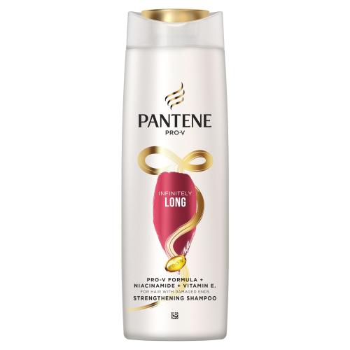 Pantene Infinitely Long Strengthening Shampoo 400 ml posilující šampon na středně dlouhé a dlouhé vlasy pro ženy