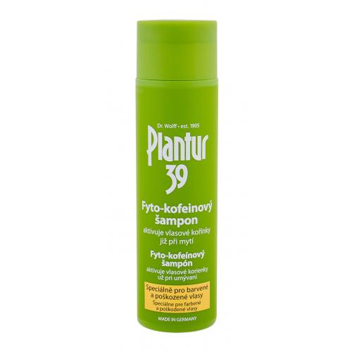 Plantur 39 Phyto-Coffein Colored Hair 250 ml fyto-kofeinový šampon pro barvené a poškozené vlasy pro ženy