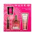 NUXE Happy In Pink Dárková kazeta suchý olej Huile Prodigieuse Florale 100 ml + sprchový gel Prodigieux Floral 100 ml + parfémovaná voda Prodigieux Floral 15 ml + svíčka Prodigieux Floral 70 g