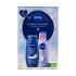 Nivea Caring Moment Dárková kazeta srpchový gel Creme Care 250 ml + tělové mléko Smooth Sensation 250 ml