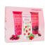 Dermacol Aroma Moment Be Delicious Dárková kazeta sprchový gel Wild Raspberry 250 ml + sprchový gel Wild Strawberries 250 ml + sprchový gel Black Cherry 250 ml