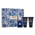 Versace Pour Homme Dylan Blue Dárková kazeta toaletní voda 50 ml + sprchový gel 50 ml + balzám po holení 50 ml