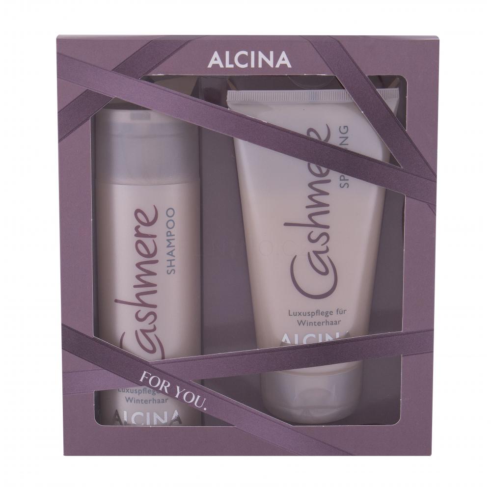 Alcina Cashmere Darkova Kazeta Pro Zeny Sampon 0 Ml Balzam Na Vlasy 150 Ml Poskozena Krabicka Elnino Cz