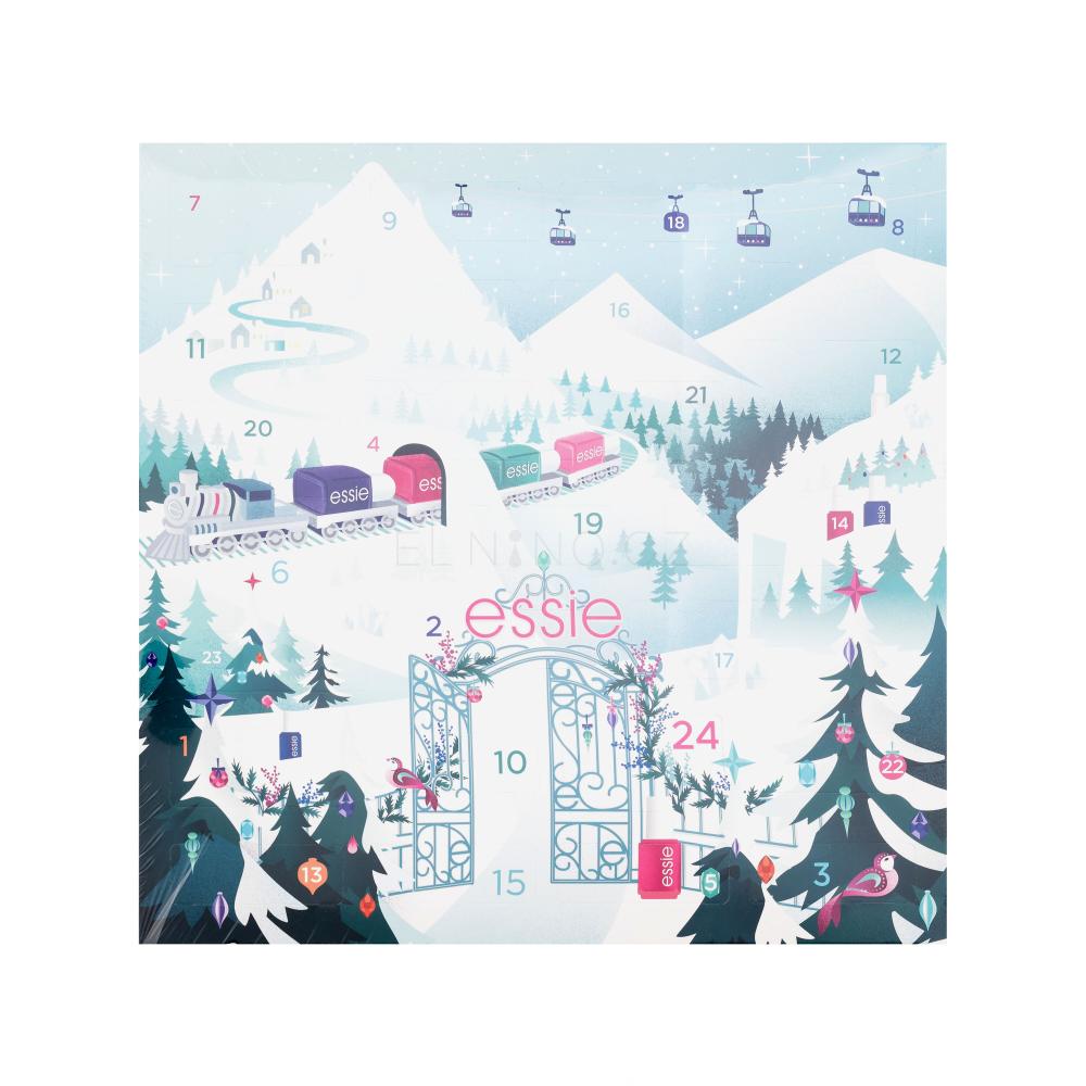 Essie Nail Polish Express Train Advent Calendar Dárková kazeta lak na