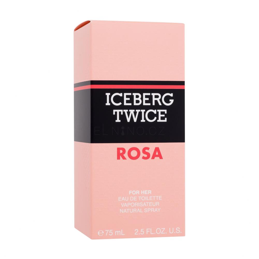 ml Iceberg Rosa pro voda 75 Twice ženy Toaletní