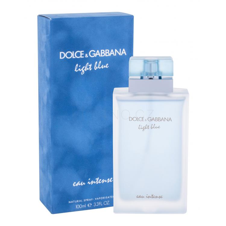 Dolce&amp;Gabbana Light Blue Eau Intense Parfémovaná voda pro ženy 100 ml poškozená krabička