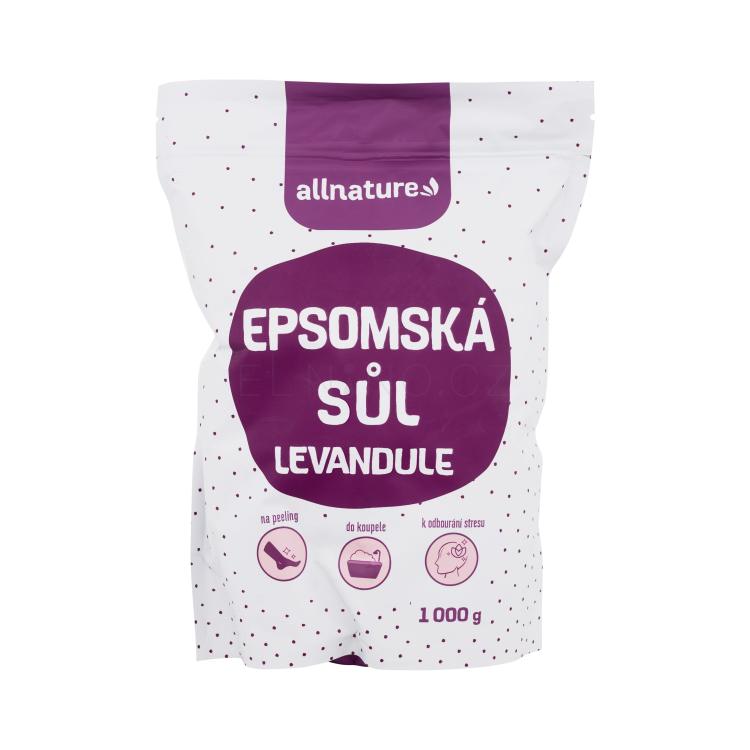 Allnature Epsom Salt Lavender Koupelová sůl 1000 g