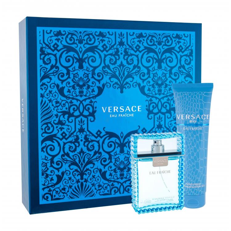 Versace Man Eau Fraiche Dárková kazeta toaletní voda 100ml + sprchový gel 150 ml poškozená krabička