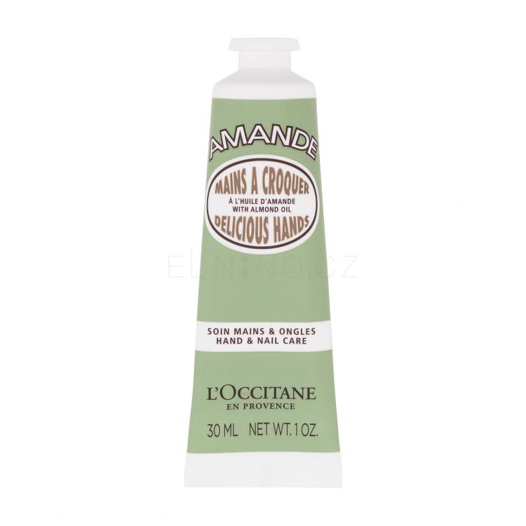 L&#039;Occitane Almond (Amande) Delicious Hands Krém na ruce pro ženy 30 ml