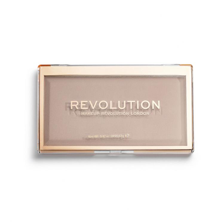 Makeup Revolution London Matte Base Pudr pro ženy 12 g Odstín P3