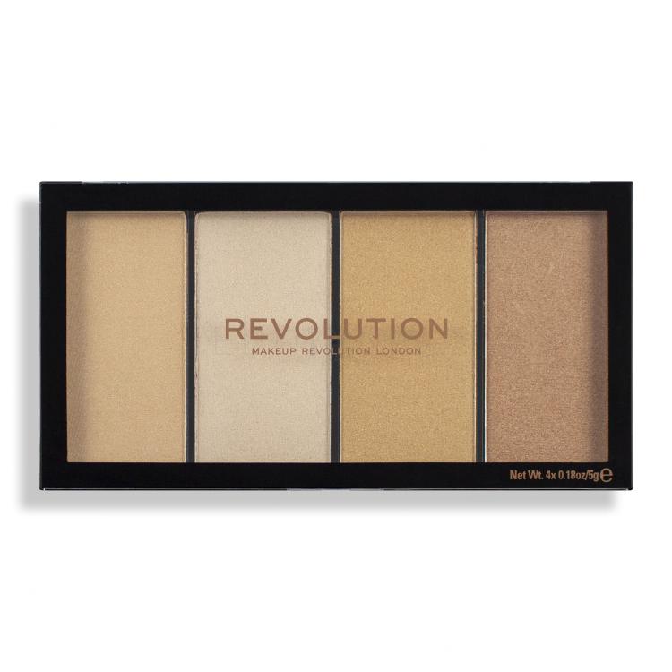 Makeup Revolution London Re-loaded Palette Rozjasňovač pro ženy 20 g Odstín Lustre Lights Warm