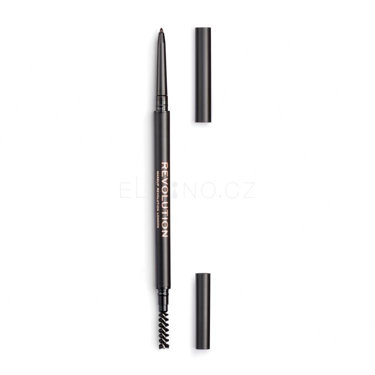 Makeup Revolution London Precise Brow Pencil Tužka na obočí pro ženy 0,05 g Odstín Dark Brown