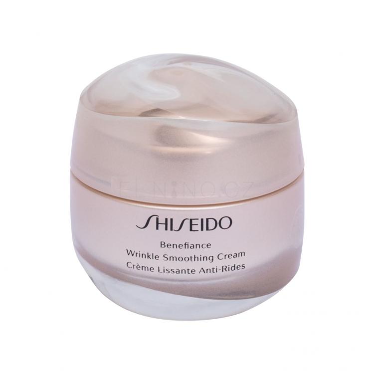 Shiseido Benefiance Wrinkle Smoothing Cream Denní pleťový krém pro ženy 50 ml poškozená krabička