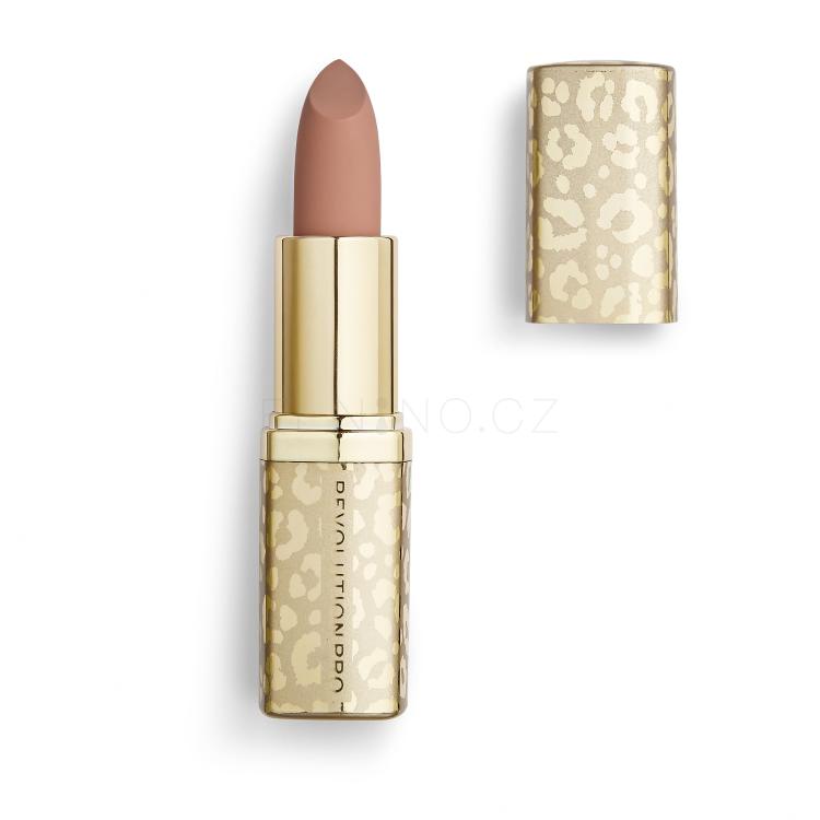 Revolution Pro New Neutral Satin Matte Lipstick Rtěnka pro ženy 3,2 g Odstín Cashmere