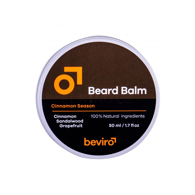 Be-Viro Men´s Only Beard Balm Grapefruit, Cinnamon, Sandal Wood Balzám na vousy pro muže 50 ml