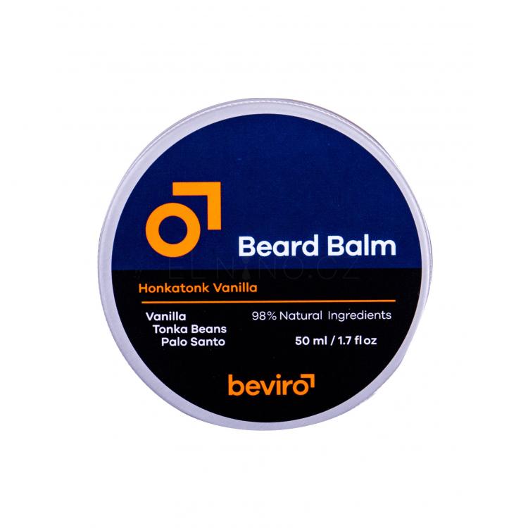 Be-Viro Men´s Only Beard Balm Vanilla, Tonka Beans, Palo Santo Balzám na vousy pro muže 50 ml