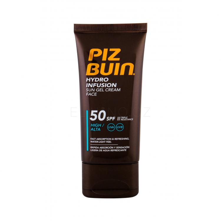 PIZ BUIN Hydro Infusion SPF50 Opalovací přípravek na obličej 50 ml poškozená krabička