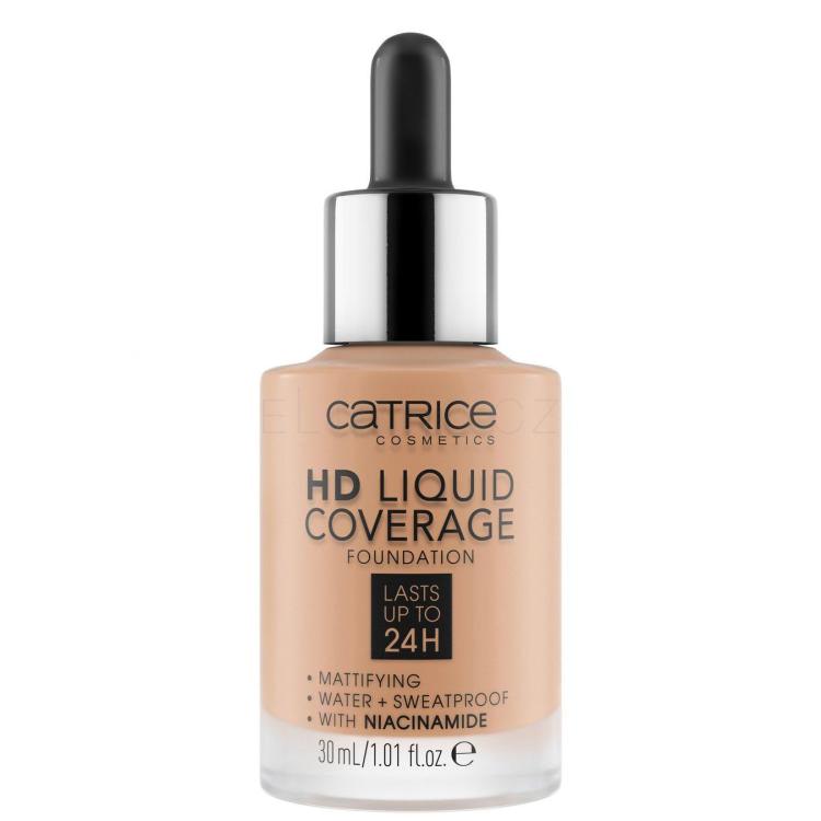 Catrice HD Liquid Coverage 24H Make-up pro ženy 30 ml Odstín 040 Warm Beige