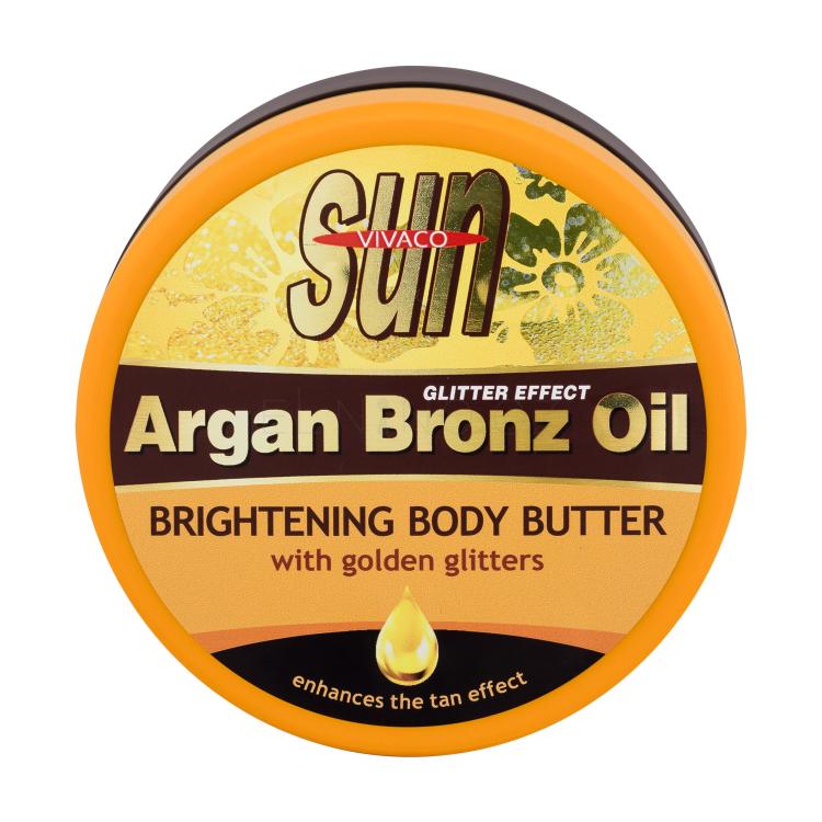 Vivaco Sun Argan Bronz Oil Brightening Body Butter Přípravek po opalování 200 ml