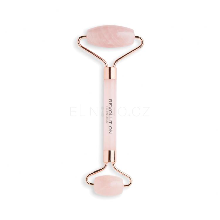 Revolution Skincare Roller Rose Quartz Facial Roller Masážní váleček a kámen pro ženy 1 ks