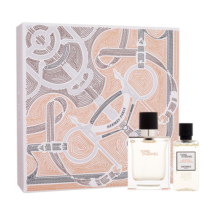 Hermes Terre d´Hermès Dárková kazeta toaletní voda 50 ml + sprchový gel 40 ml