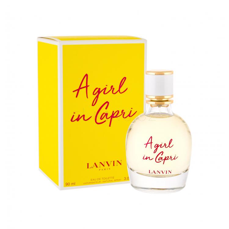 Lanvin A Girl in Capri Toaletní voda pro ženy 90 ml poškozená krabička