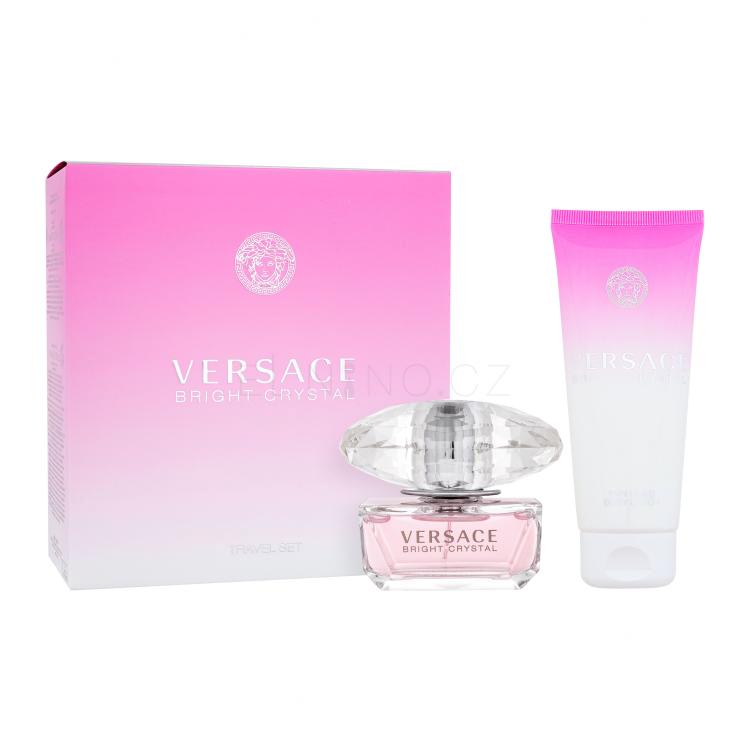 Versace Bright Crystal Dárková kazeta toaletní voda 50ml + tělové mléko 100ml