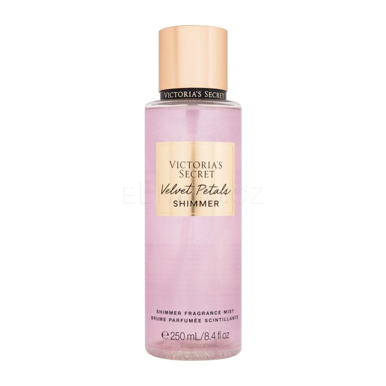 Victoria´s Secret Velvet Petals Shimmer Tělový sprej pro ženy 250 ml