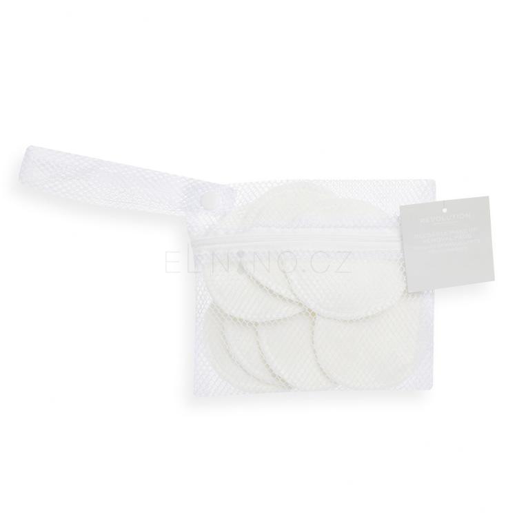 Revolution Skincare Reusable Make Up Removal Pads Odličovací tampony pro ženy 7 ks