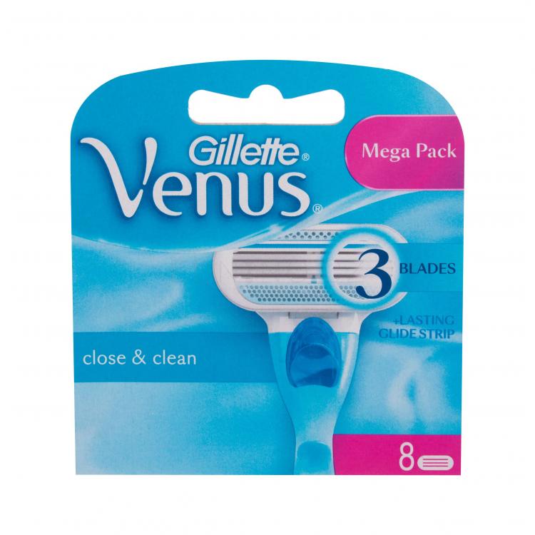 Gillette Venus Close &amp; Clean Náhradní břit pro ženy Set poškozená krabička