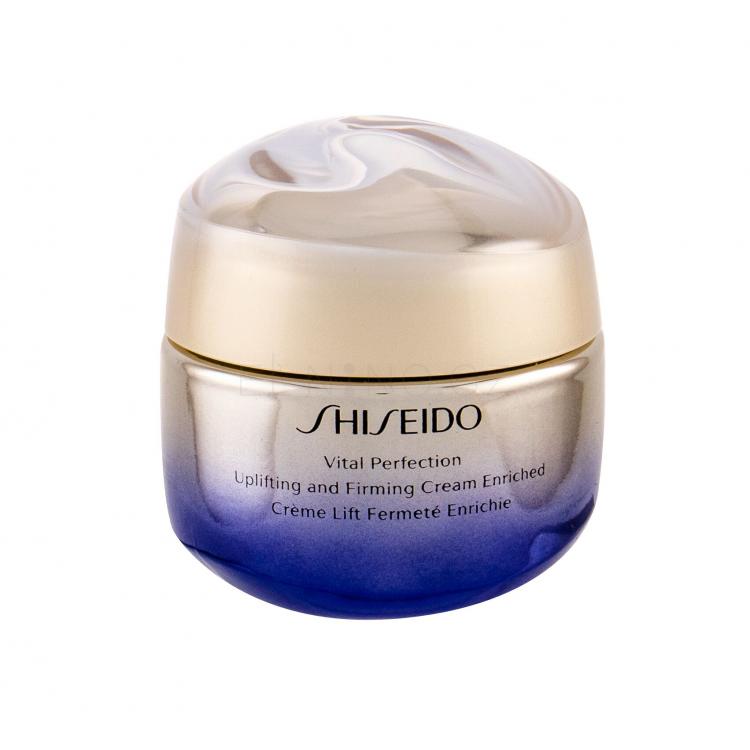 Shiseido Vital Perfection Uplifting and Firming Cream Enriched Denní pleťový krém pro ženy 50 ml poškozená krabička