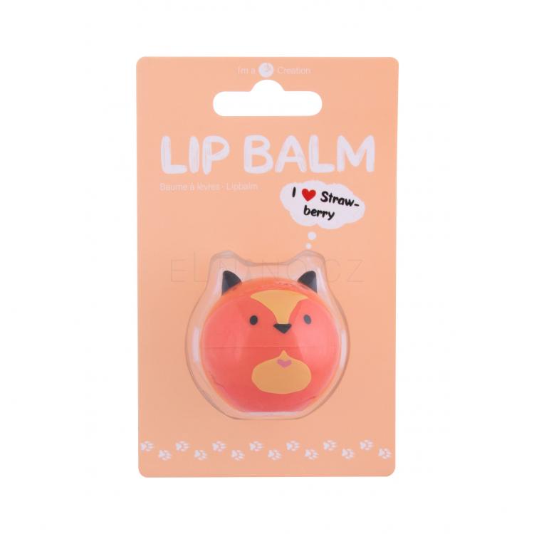 2K Cute Animals Lip Balm Strawberry Balzám na rty pro ženy 6 g