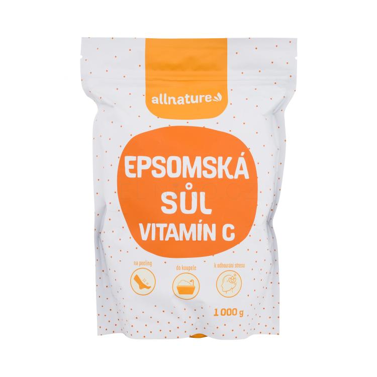 Allnature Epsom Salt Vitamin C Koupelová sůl 1000 g