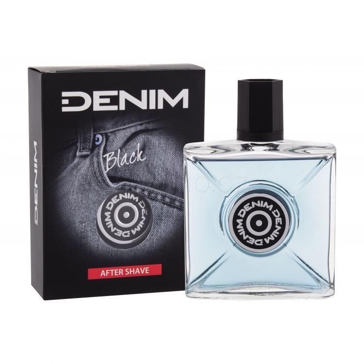 Denim Black Voda po holení pro muže 100 ml poškozená krabička