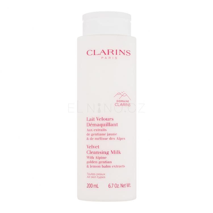 Clarins Velvet Cleansing Milk Čisticí mléko pro ženy 200 ml