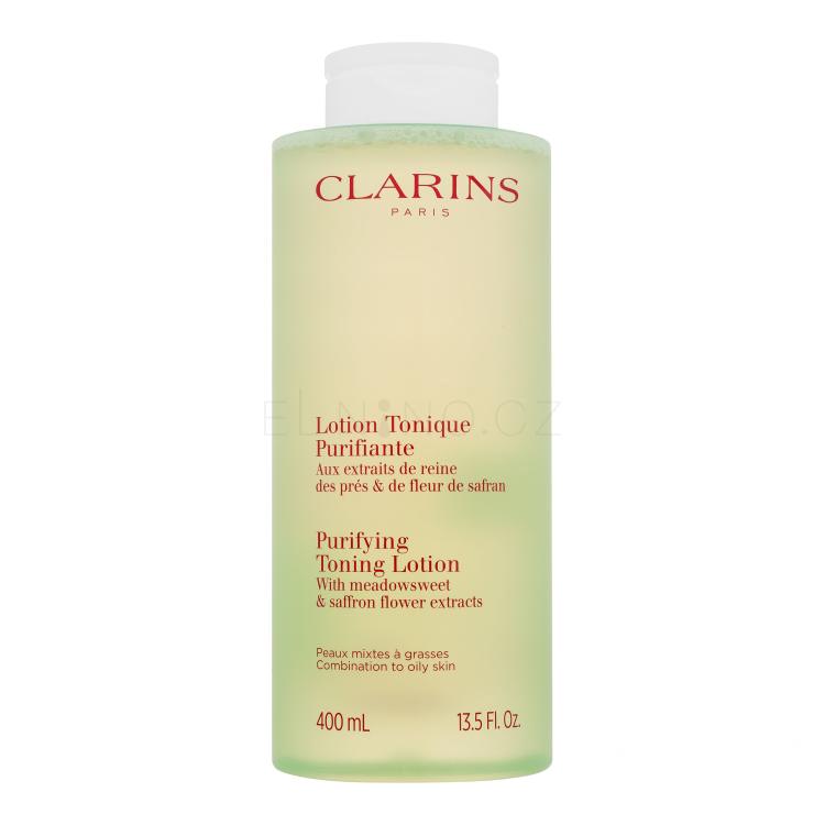 Clarins Purifying Toning Lotion Pleťová voda a sprej pro ženy 400 ml