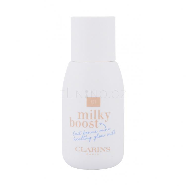 Clarins Milky Boost Make-up pro ženy 50 ml Odstín 01 Milky Cream