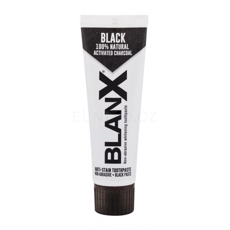 BlanX Black Zubní pasta 75 ml poškozená krabička