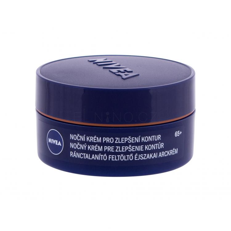 Nivea Anti-Wrinkle + Contouring 65+ Noční pleťový krém pro ženy 50 ml poškozená krabička